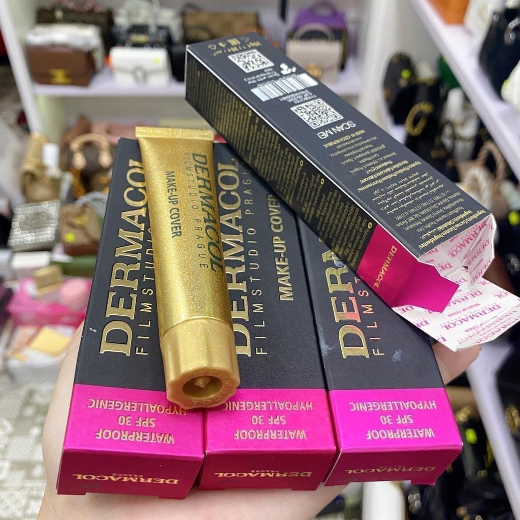 Kem Che Khuyết Điểm,  Dermacol Make up Cover 30g  (Che Hình Xăm Nhỏ)