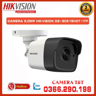 [SIÊU NÉT] CAMERA 4 IN 1 HỒNG NGOẠI 5.0 MEGAPIXEL HIKVISON DS-2CE16H0T-ITF - BẢO HÀNH 2 NĂM - HÀNG CHÍNH HÃNG