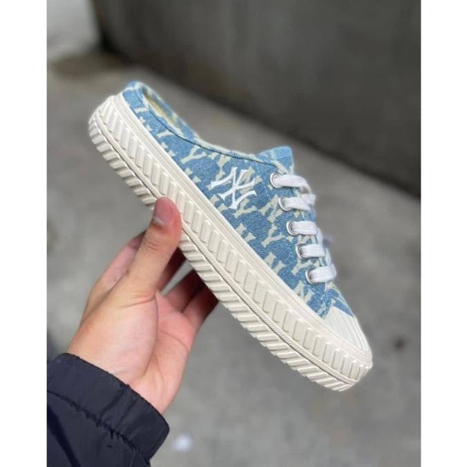 Giày Sục NY ⚡️𝐅𝐑𝐄𝐄 𝐒𝐇𝐈𝐏⚡️ Giày Sục Nữ Đạp Gót NY Họa Tiết Mới 2021 hàng cao cấp | BigBuy360 - bigbuy360.vn