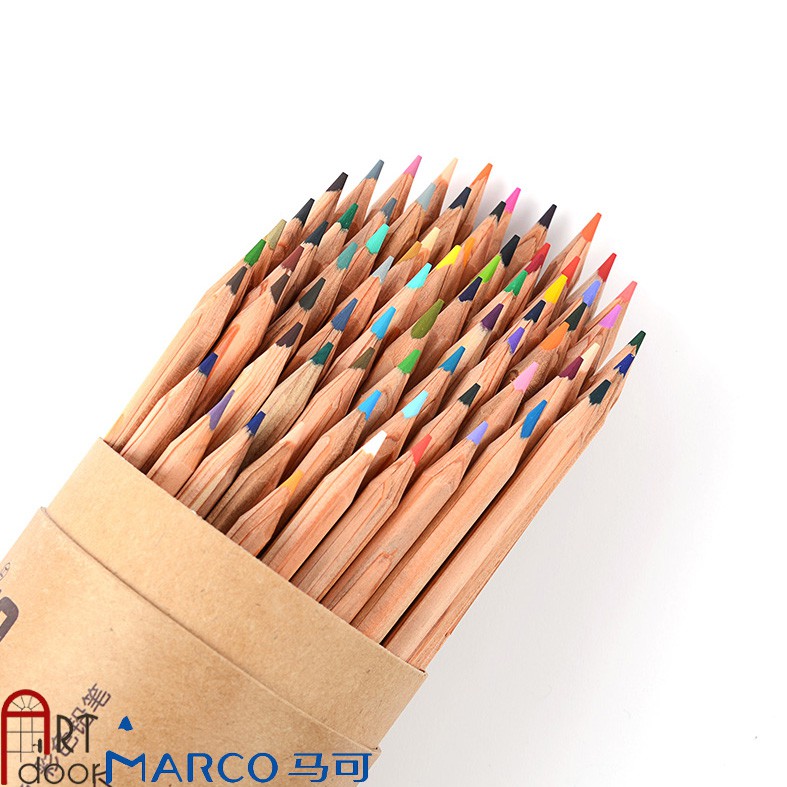 [ARTDOOR] Bộ bút chì màu Khô 24/48 MARCO Eco (ống tròn)