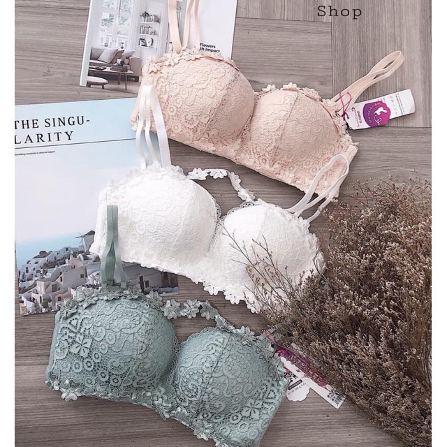 ÁO LÓT REN HOA HỒNG NÂNG NGỰC HÌNH BÀN TAY SIÊU ĐIỆU | BigBuy360 - bigbuy360.vn