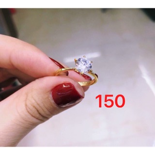 Nhẫn nữ mạ 5 lớp đồng non bền màu