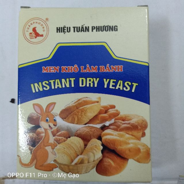 Men nở , men khô làm bánh Instant Dry Yeast