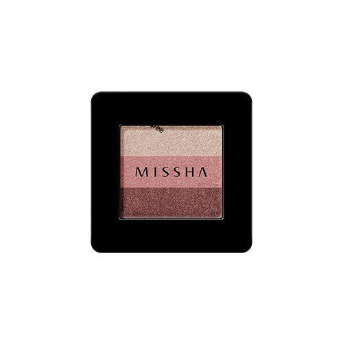 Phấn Mắt 3 màu  Missha Triple Shadow No.6 Marsala Red