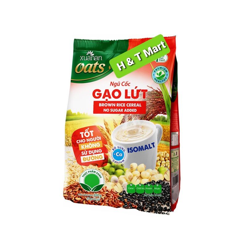 Ngũ Cốc Gạo Lức Không Đường ( Ăn Kiêng) Xuân An 200g( Có Quà Tặng)
