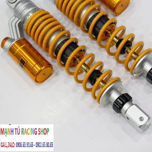 Phuộc ohlins gắn SHVN,SH Ý núm vàng tăng chỉnh thật