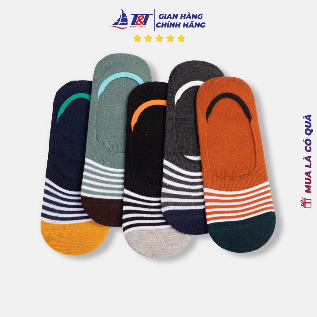 [ Combo 5 đôi ] Tất hài nữ T&amp;T Socks- NU31.005