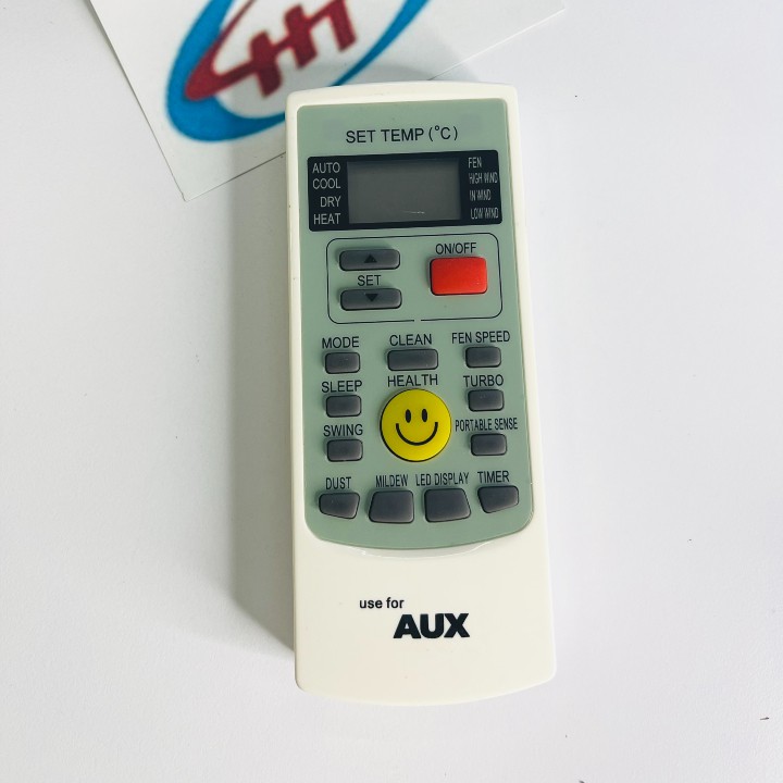 Điều khiển điều hòa, máy lạnh AUX (có mặt cười)