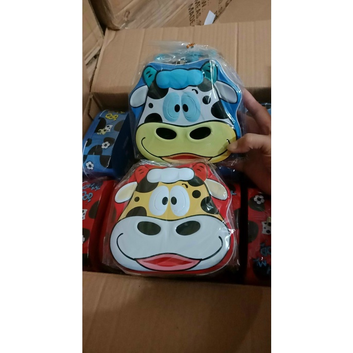 Két sắt hình bò cười tiết kiệm tiền cho bé đáng yêu ngộ nghĩnh