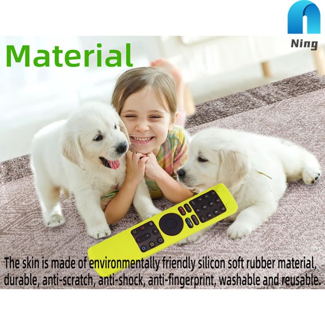 Vỏ Bọc Điều Khiển Từ Xa Bằng Silicon Chống Sốc Kèm Dây Đeo Cho Xiaomi Xmrm-010 Tv