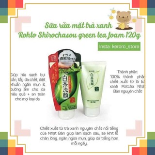 Sữa rửa mặt trà xanh xách Nhật