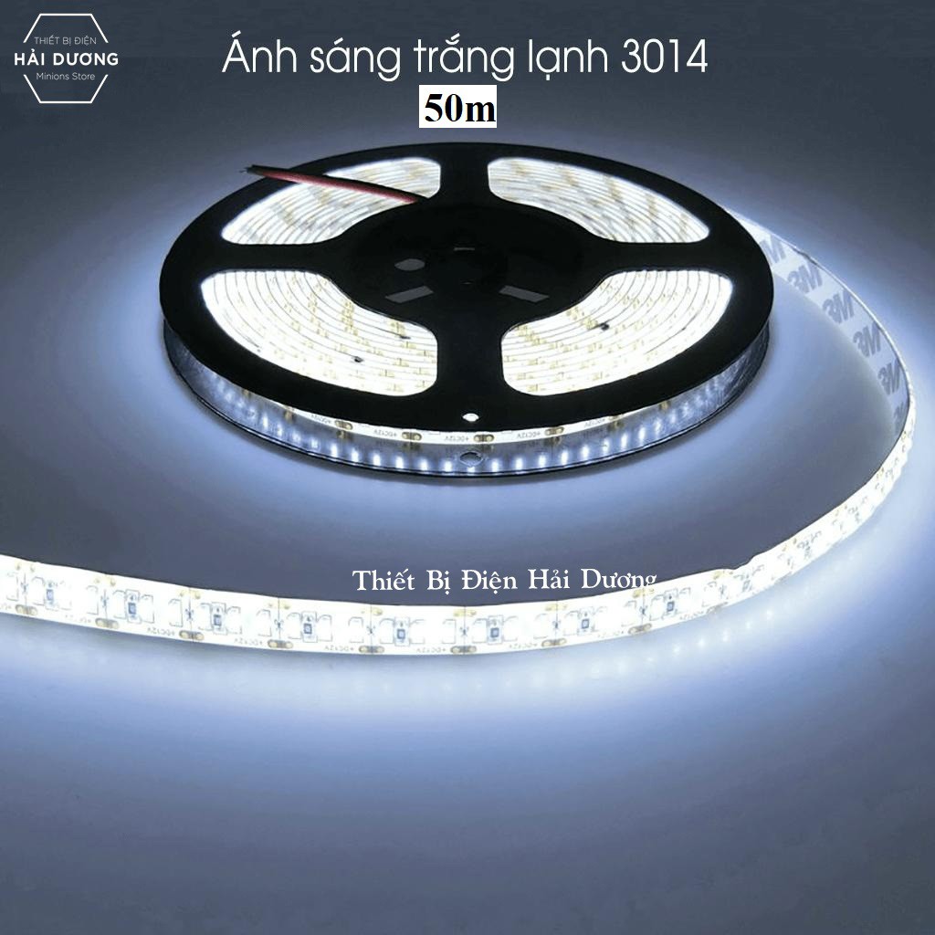 Đèn Led dây Việt Hàn 1 Hàng VH-3014 120 Mắt Led Ánh Sáng Trắng / Vàng Cuộn 50m - Bảo hành 12 tháng