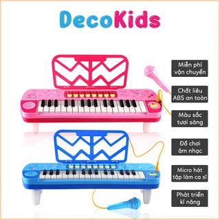 Đàn piano trẻ em có micro giúp bé chơi nhạc luyện hát