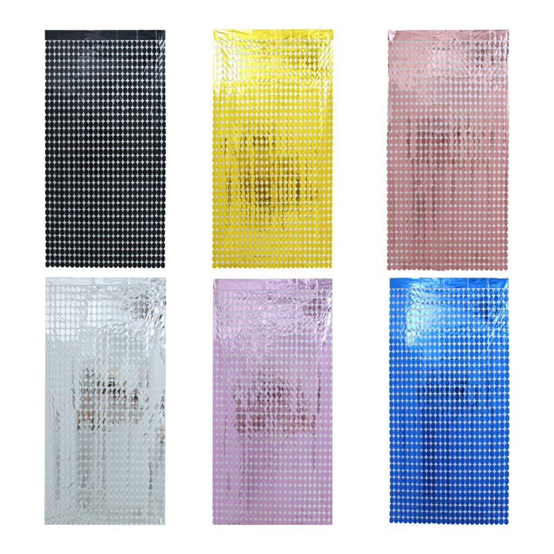 Rèm Kim Tuyến Lấp Lánh Kích Thước 1x2M Trang Trí Tiệc Sinh Nhật/Đám Cưới