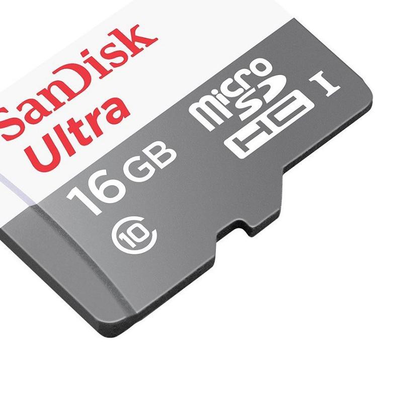 Micro Sd Sandisk Ultra Micro Sd 16gb 80mbps Class 10 Chính Hãng