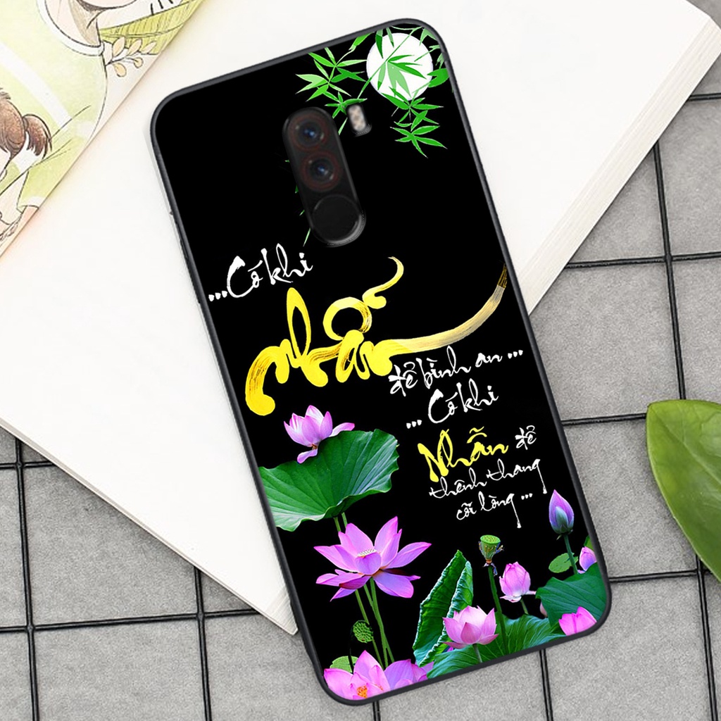Ốp lưng Xiaomi POCO PHONE F1 in hình chữ tài chữ lộc, Cha Mẹ, bình an SIÊU ĐẸP