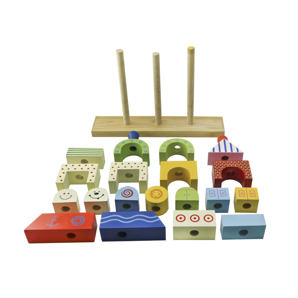 Đồ chơi gỗ Winwintoys - Xếp hình chiếc thuyền 61162