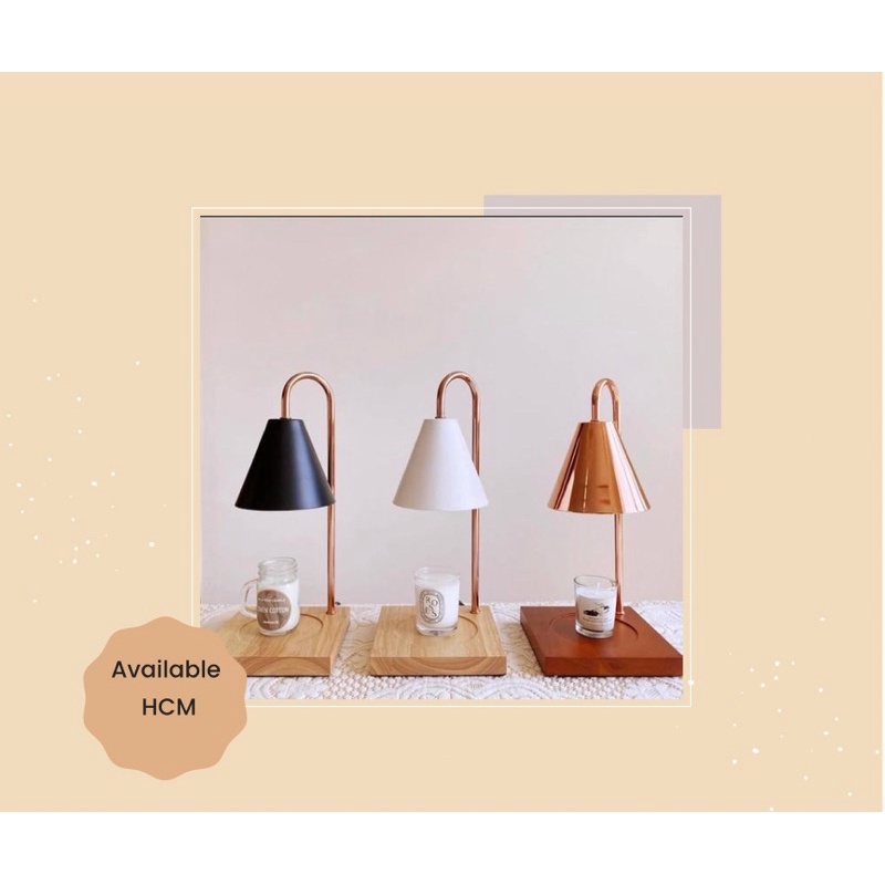 ĐÈN ĐỐT NẾN THƠM siêu rẻ-dáng basic [Candle Warmer Lamp, Đèn Phòng Ngủ]