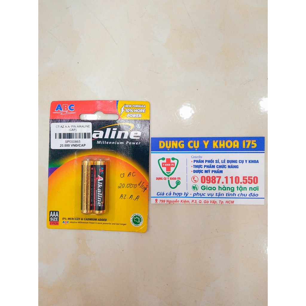 Vỉ 2 Pin ABC Alkaline AA