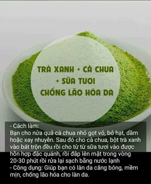 Bột trà xanh 100gr