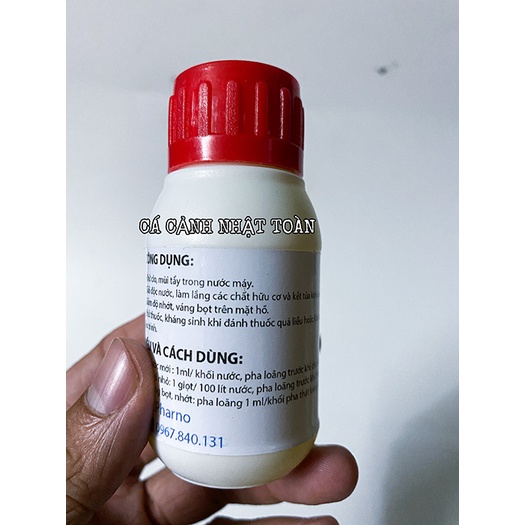 CLEAN WTAER KHỬ CLO, GIẢI ĐỘC NƯỚC, GIẢM BỌT NHỚT CHO BỂ CÁ CẢNH ACPHARNO 100ML