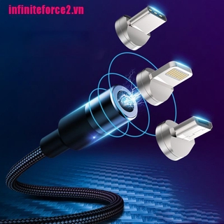 Dây cáp sạc vn micro usb type c có nam châm cho android
