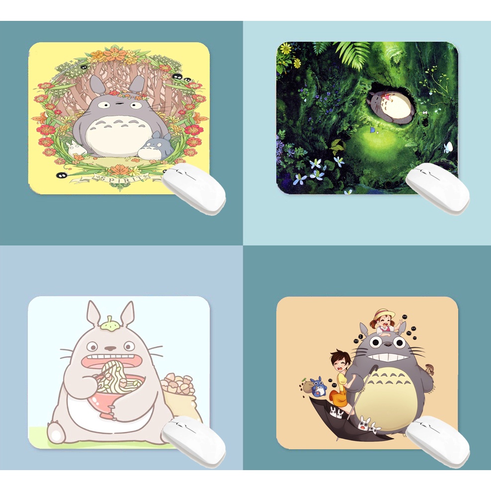 lót chuột totoro LOTI12 bàn di chuột cute dễ thương pastel 20 x 24 cm