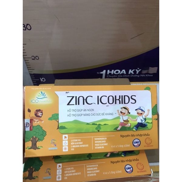 ZINC ICOKIDS  - HỖ TRỢ GIÚP BÉ ĂN NGON, TĂNG SỨC ĐỀ KHÁNG