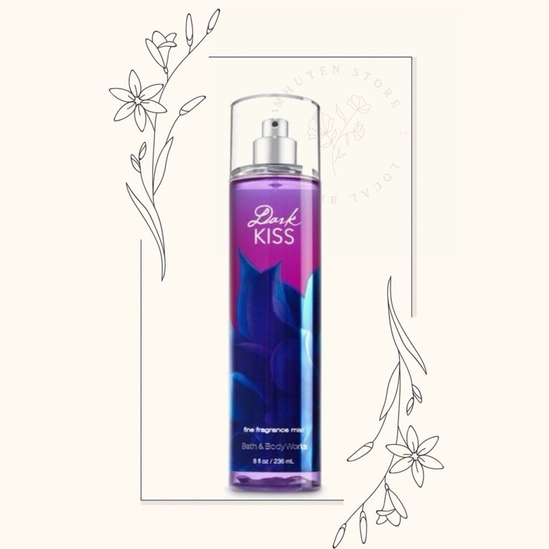 Xịt thơm toàn thân Bath & Body Works Fine Fragrance Mist ... Dark Kiss