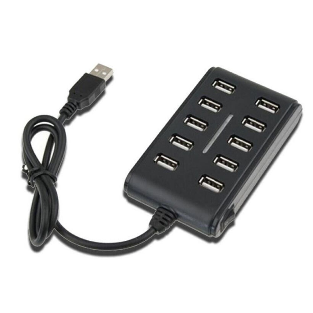 Bộ chia 10 cổng USB 2.0 tốc độ cao nhiều màu cho PC Laptop