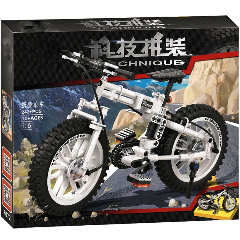 Bộ Đồ Chơi Lắp Ráp Mô Hình Xe Đạp Leo Núi Cho Bé