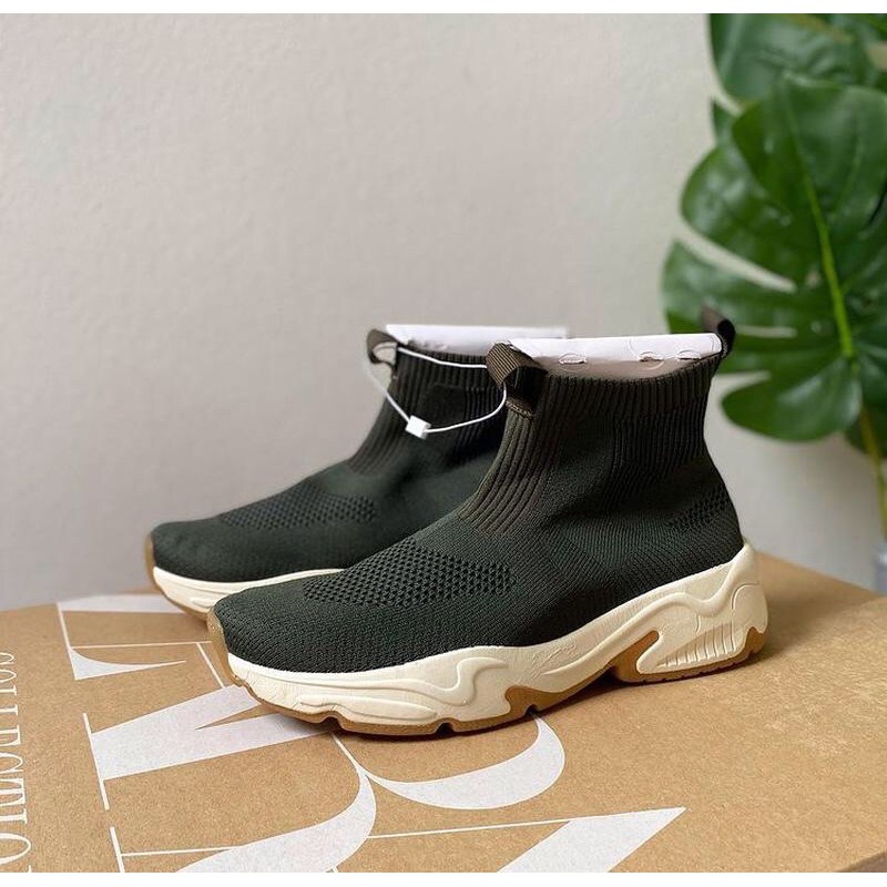 Giày Zara xuất dư dáng thể thao kiểu bít tất size36