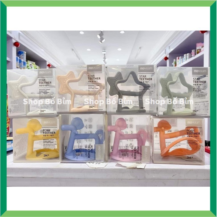 ⚡ĐỦ MẪU⚡Gặm Nướu MOYUUM ⚡CHÍNH HÃNG⚡ Kích Thích Phát Triển Răng Và Nướu Cho Bé từ 3m+