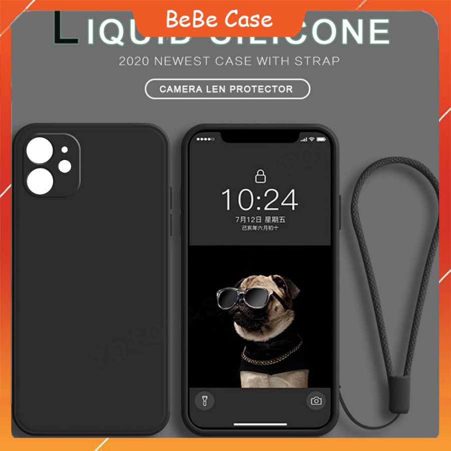 Ốp lưng silicon mềm cho  11 11Pro 11ProMAX 7 8 Plus X XS MAX XR - Ốp  bảo vệ camera