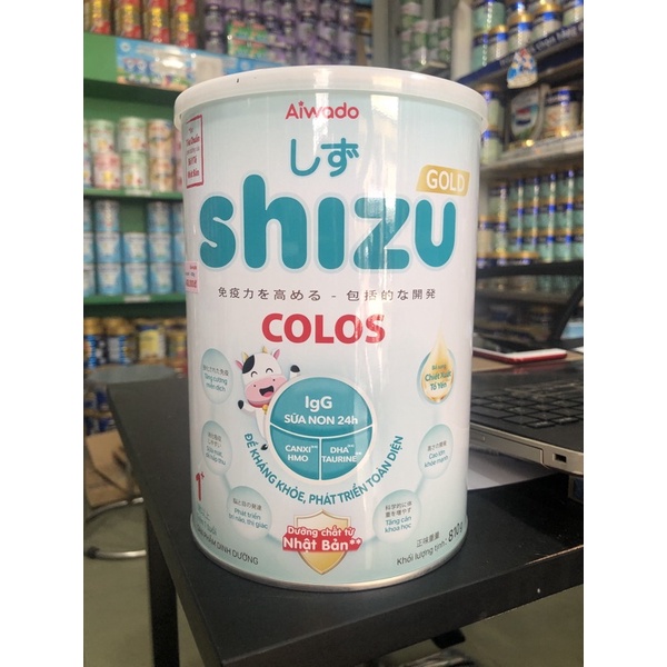 Tặng 1 lốc shizu colos 110ml date 25/11/23 - Sữa bột aiwado shizu colos 0+,1+ 810g