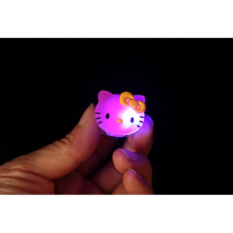 Combo đồ chơi 3 nhẫn nhựa phát sáng cho bé - Nhẫn đeo tay phát sáng đồ chơi cho bé độc đáo