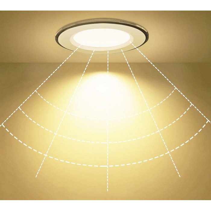 Bộ 3 Đèn LED âm trần đổi màu 5w, đèn trang trí phòng ngủ giá rẻ, chất lượng