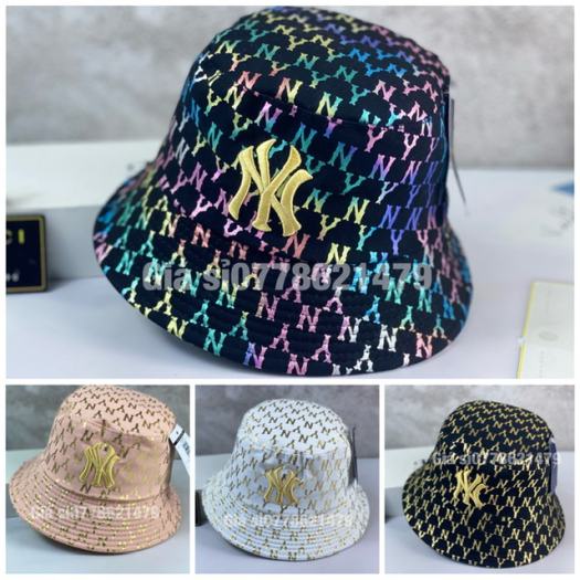 Mũ bucket NY hai mặt cao cấp 100% cotton nam nữ đẹp nón tròn vành rộng M19