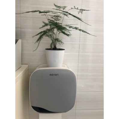 Hộp đựng giấy cao cấp Oenon dán tường, Hộp giấy vệ sinh có thêm ngăn để đồ tiện lợi