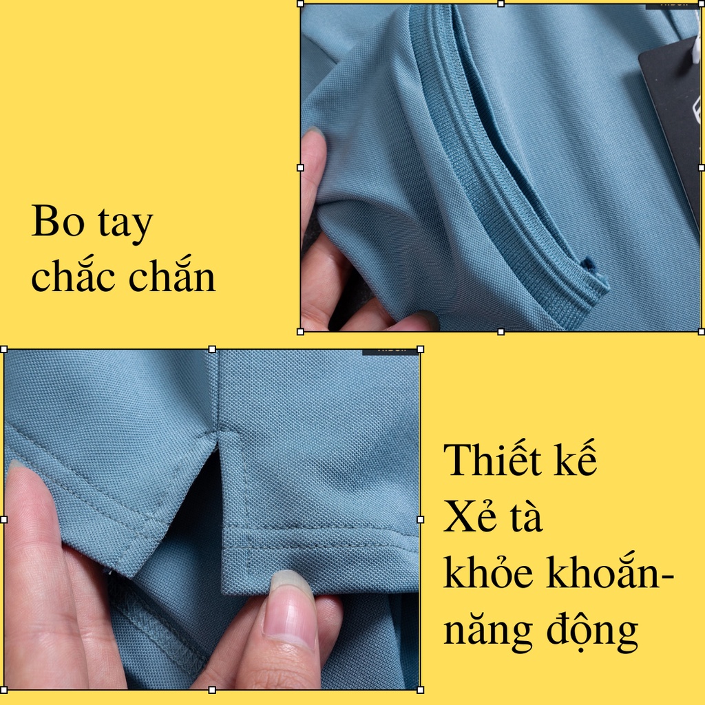 Áo polo nam ngắn tay, áo thun nam có cổ chất cotton thoáng mát