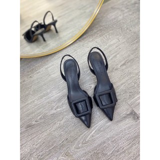 Giày bít mũi khoá vuông (ẢNH THẬT SHOP CHỤP)