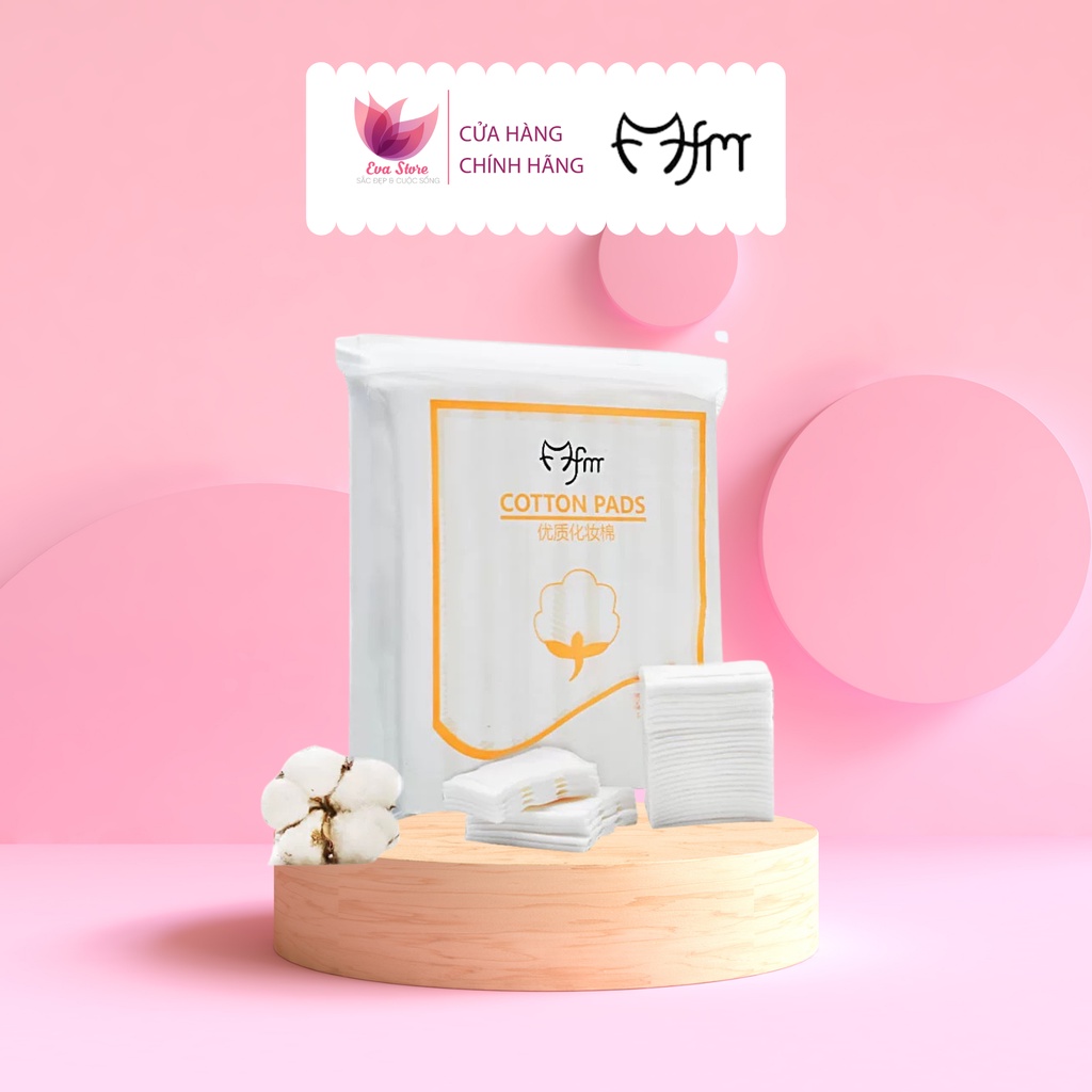 [Chính hãng] Bông Tẩy Trang FM Cotton Pads 222 Miếng 3 Lớp Hàng Nội Địa