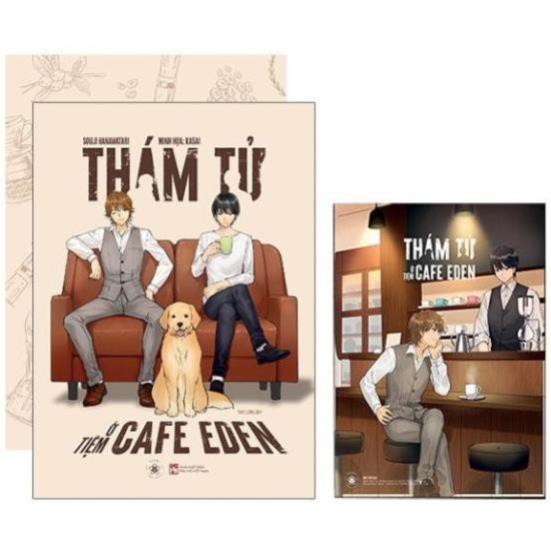 Sách - Thám tử ở tiệm cafe Eden (Bản đặc biệt: Thư Tay Có Chữ Ký Tác Giả +Postcard +Huy hiệu) [AZVietNam]