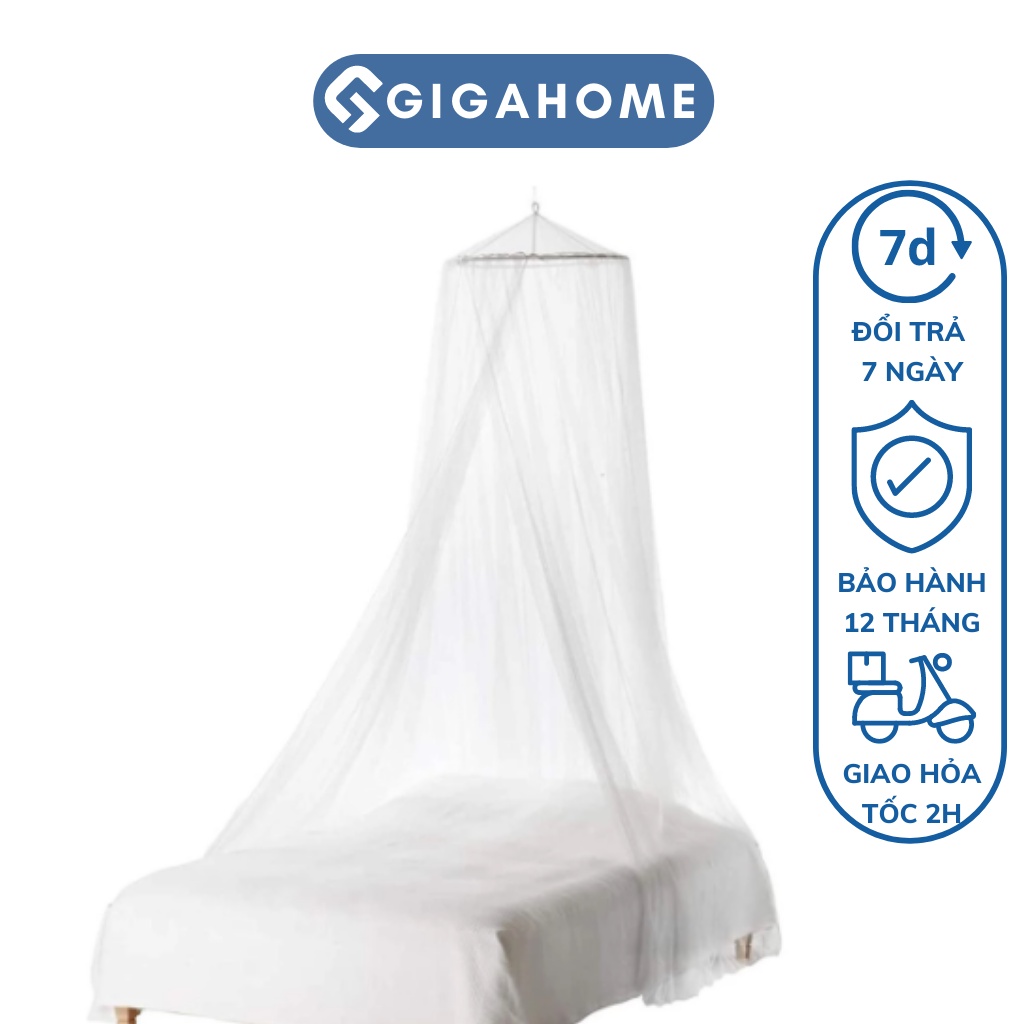 Mùng Công Chúa Chống Muỗi GIGAHOME Kiểu Dáng Công Chúa, Cung Đình Cho Bé 3853