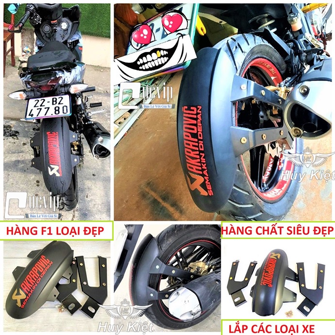 Dè Chắn Bùn Sau 4 Chân Gắn Win X V3 Đời 2022 - 2023, Win X, Win V1, Ex 155cc, Exciter 150cc, Ex 135cc MS4048
