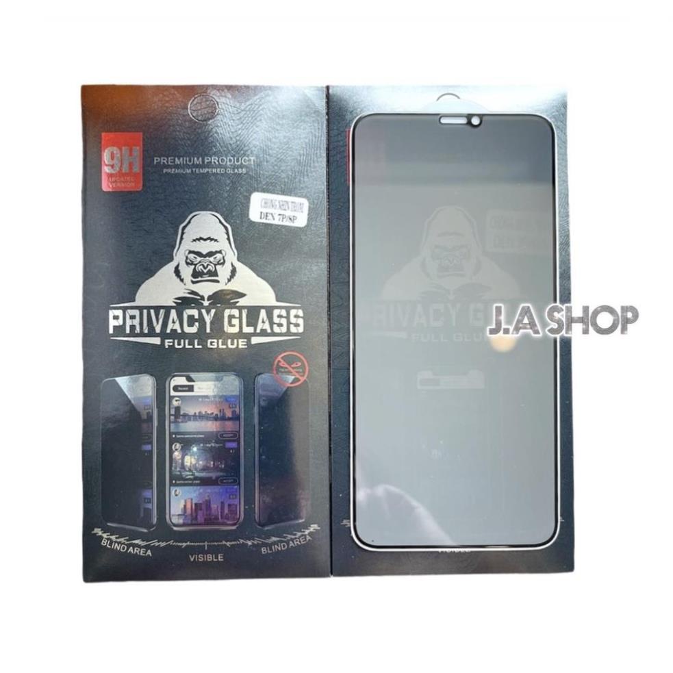 Kính cường lực Chống Nhìn Trộm Full Màn Hình cho X, XS MAX, 11, 11PRO, 11PRO MAX, 12, 12PROMAX, 13, 13PRO, 13PRO MAX