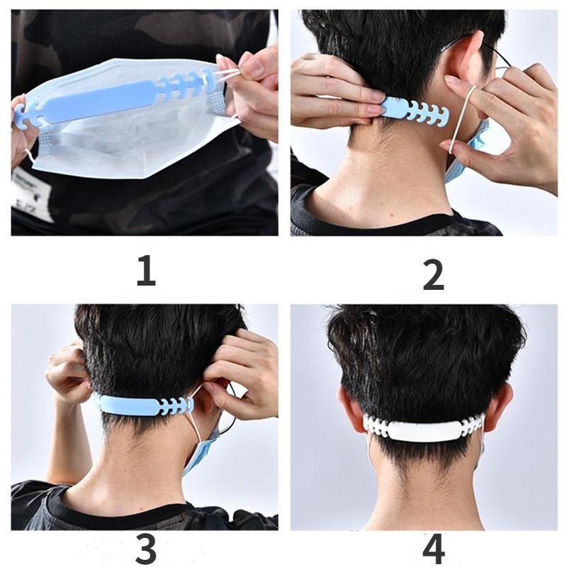 Set 2 Phụ Kiện Dây Đeo Khẩu Trang Tùy Chỉnh Tiện Dụng Cho Người Lớn Và Trẻ Em