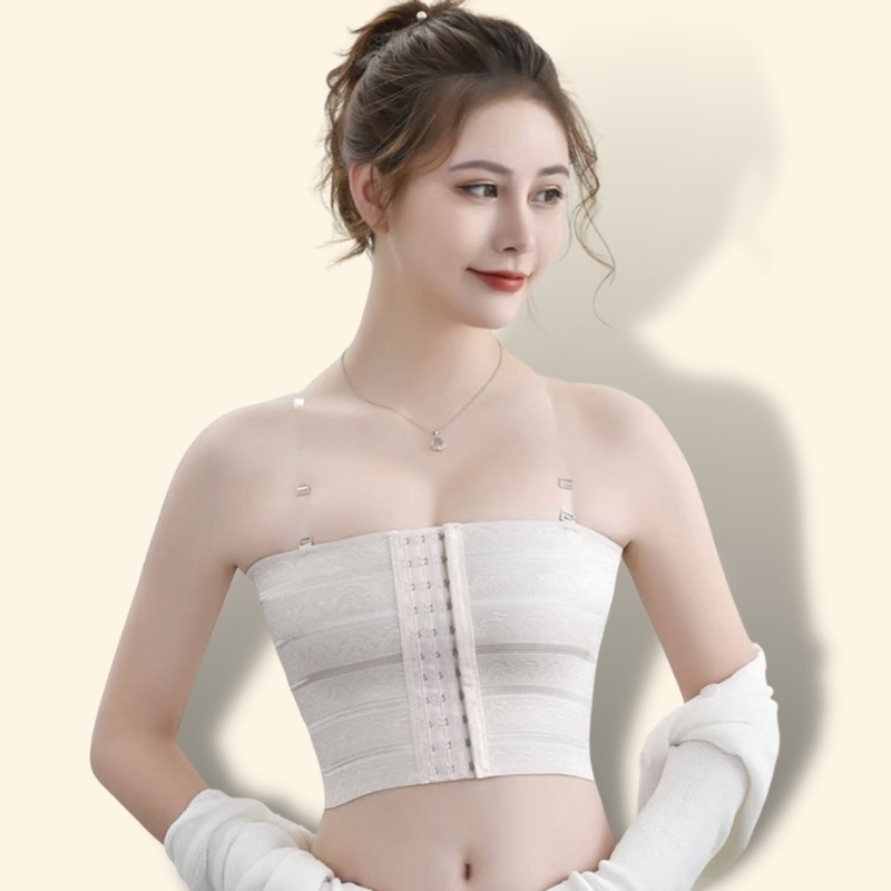 Áo Nịt Ngực ELSA BRA Cài Trước Chống Cuộn Tặng Kèm Dây Trong - 8282