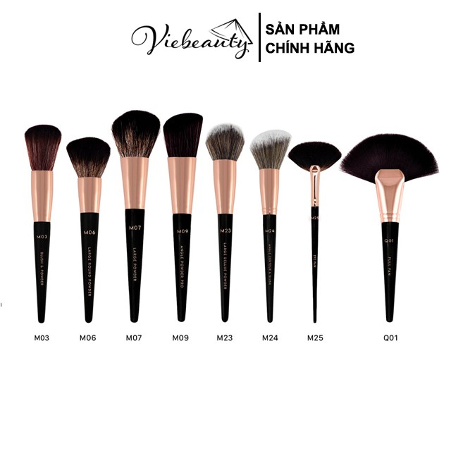 Cọ Má, Cọ Phủ, Cọ Quạt Phấn Highlight Vacosi Trang Điểm Makeup M03, 10, 25 - Khongcoson