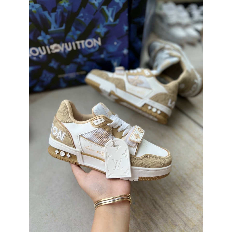 GIÀY SNEAKER LV TRAINER QUAI DÁN BẢN CAO CẤP MỚI NHẤT